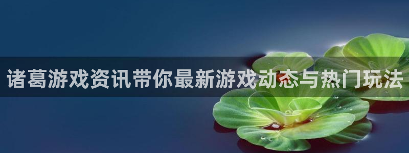 长征娱乐平台官网：诸葛游戏资讯带你最新游戏动态与热门玩法
